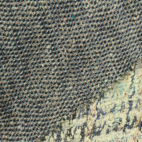 Cream Marl Bouclé, Poly-Cotton
