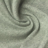Light Grey Marl Rib Knit, Cotton-Viscose — photo 3