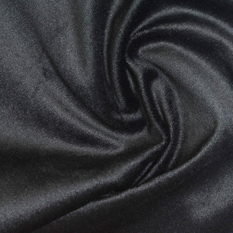 100% Polyester Velvet Fabric, 180 gsm, 150 cm — Grey