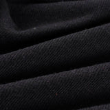 Polyester Viscose Stretch Jersey Knit Fabric, 275 gsm — Black — photo 3