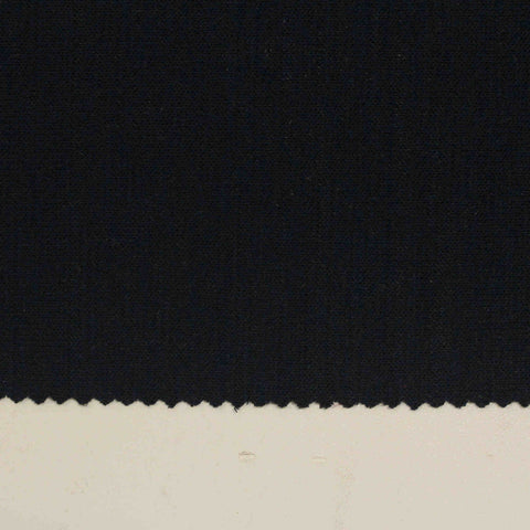 Viscose Polyester Stretch Chunky Knit Fabric, 200 gsm — Black