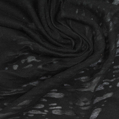 Grey Camo Knit, Cotton-Poly, 115 gsm