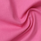 Slub Cotton Stretch Linen-Look Fabric, 165 gsm, 145 cm — Pink — photo 3