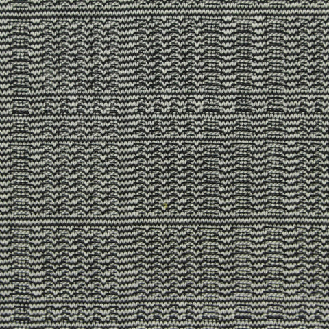 Black Marl Jacquard, Poly-Viscose, 220 gsm
