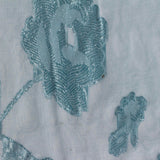 Blue Floral Chiffon, Polyester — photo 3