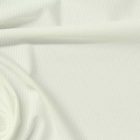 Nylon Stretch Mesh Fabric, 165 gsm, 165 cm — White