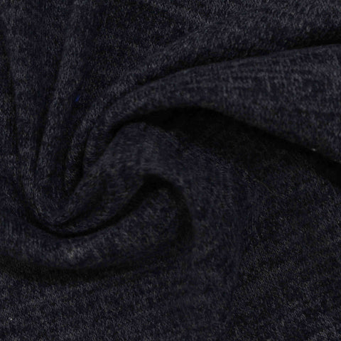 Dark Grey Marl Jersey Knit, Polyester, 215 gsm