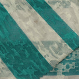 Teal Stripes Knit, Poly-Viscose — photo 3