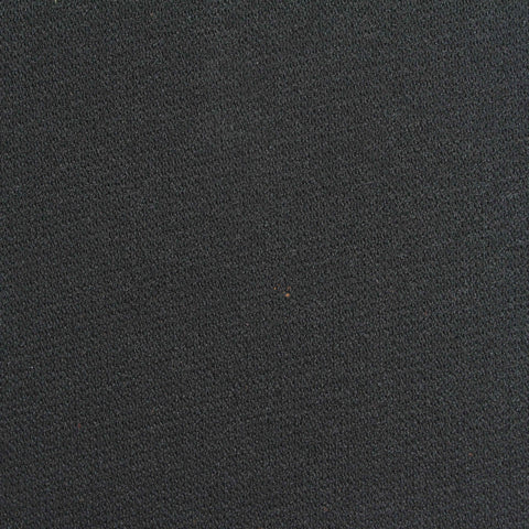Black Ribbed Rib Knit, Poly-Viscose