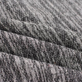 Black Marl French Terry, Cotton-Poly — photo 3