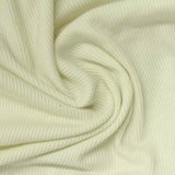 Polyester Stretch Rib Knit Fabric, 320 gsm, 128 cm — Beige — photo 3