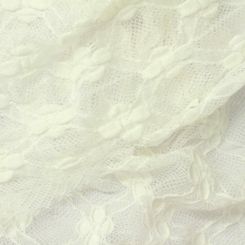 Cream Diamond Lace, Nylon-Cotton