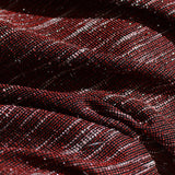 Dark Red Marl Chunky Knit, Metallic — photo 3