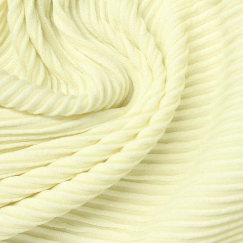 Polyester Stretch Knit Fabric, 242 gsm, 150 cm — Yellow