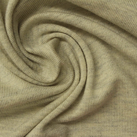 Light Olive Marl Jersey Knit