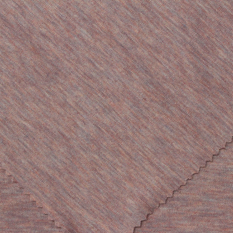 Pink Marl Interlock Knit, Poly-Viscose