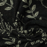Black Floral Jacquard, Poly-Cotton — photo 3