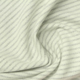 Cream Horizontal-Stripe French Terry, Poly-Cotton — photo 3
