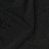 Modal Polyester Interlock Knit Fabric, 160 gsm — Black — photo 3