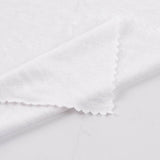 Viscose Stretch Jersey Knit Fabric, 150 gsm — White — photo 3