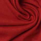 Polyester Stretch Rib Knit Fabric, 260 gsm, 165 cm — Red — photo 3