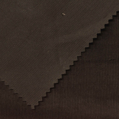 100% Cotton Corduroy Fabric, 200 gsm — Brown