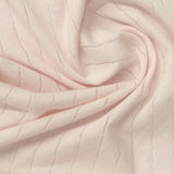 Off-White Vertical-Stripe Pointelle Knit, Cotton — photo 3