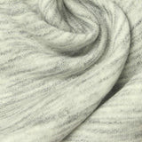Brushed Polyester Cotton French Terry Fabric, 235 gsm, 165 cm — Grey — photo 3