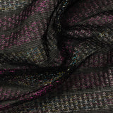 Pink Horizontal-Stripe Mesh, Polyester — photo 3
