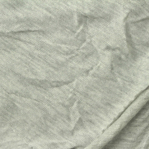 Light Grey Marl Jersey Knit, Viscose-Metallic, 115 gsm
