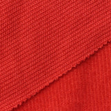 Brushed Polyester Stretch Chunky Knit Fabric, 195 gsm, 160 cm — Red — photo 3