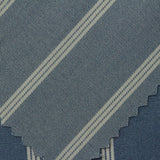 Blue Stripes Jacquard, Poly-Viscose — photo 3