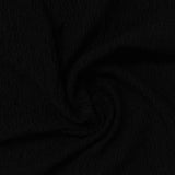 Polyester Stretch Warp Knit Fabric, 143 gsm, 160 cm — Black — photo 3