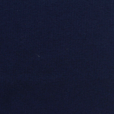 Dark Navy Ribbed Rib Knit, Cotton