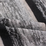 Black Heathered-Stripe Knit, Poly-Viscose — photo 3