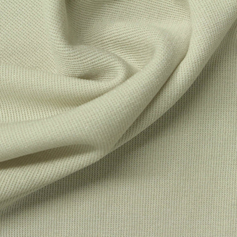 Polyester Stretch Rib Knit Fabric, 260 gsm, 155 cm — Khaki