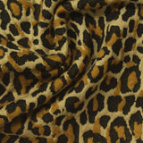 Beige Leopard Interlock Knit, Poly-Cotton — photo 3