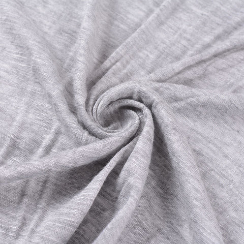 Light Grey Marl Jersey Knit, Viscose, 105 gsm