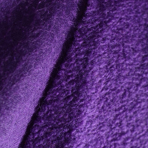 Polyester Wool Knit Fabric, 515 gsm — Purple