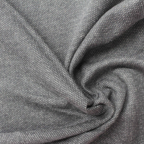 Heather Grey Marl French Terry, Cotton, 169 gsm