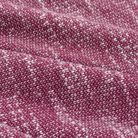 Pink Marl French Terry, Viscose-Poly, 188 gsm