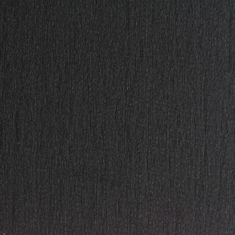 Polyester Stretch Crepe Fabric, 140 gsm, 155 cm — Black