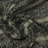 Light Grey Horizontal-Stripe Knit, Viscose-Poly — photo 3