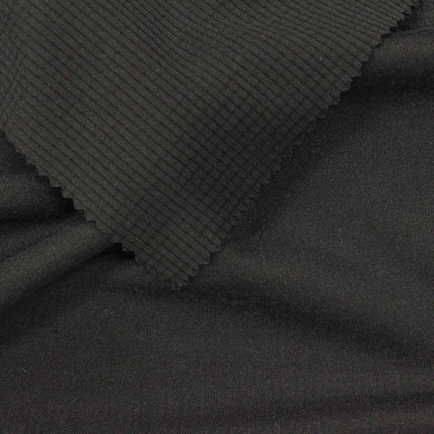 100% Polyester Interlock Knit Fabric, 158 gsm — Grey