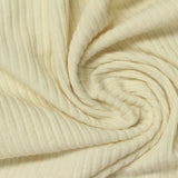 Polyester Stretch Rib Knit Fabric, 230 gsm, 120 cm — Khaki — photo 3