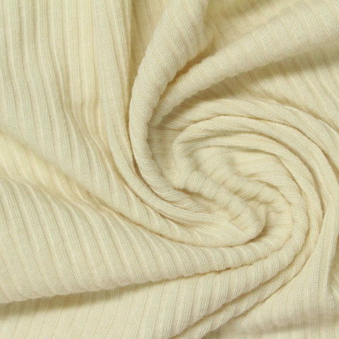 Off-White Rib Knit, Polyester
