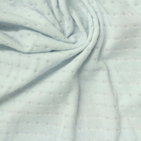 Light Blue Tone-on-Tone Dot Jacquard, Polyester