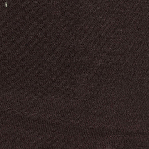 Brushed Viscose Polyester Stretch Chunky Knit Fabric, 185 gsm, 160 cm — Brown