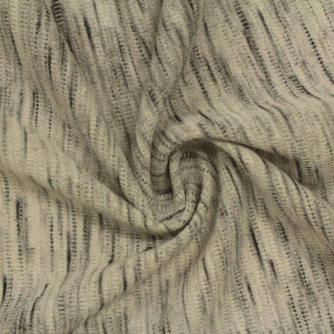 Grey Marl Jersey Knit, Polyester, 152 gsm