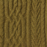 Jacquard Viscose Polyester Blend Knit Fabric, 460 gsm, 145 cm — Khaki — photo 3